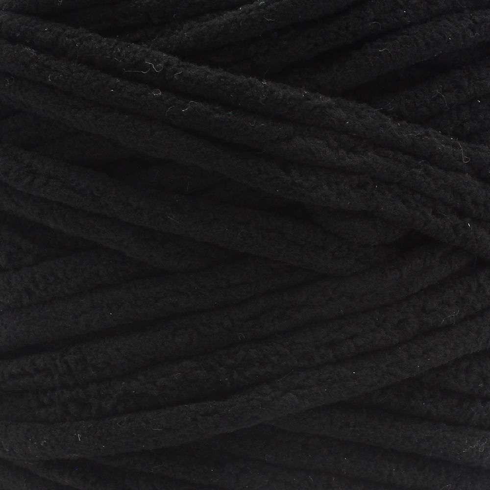 Пряжа Astra Premium (Астра Премиум) Плюшевая / уп.2 мот. по 100 г, 80 м, 999 черный