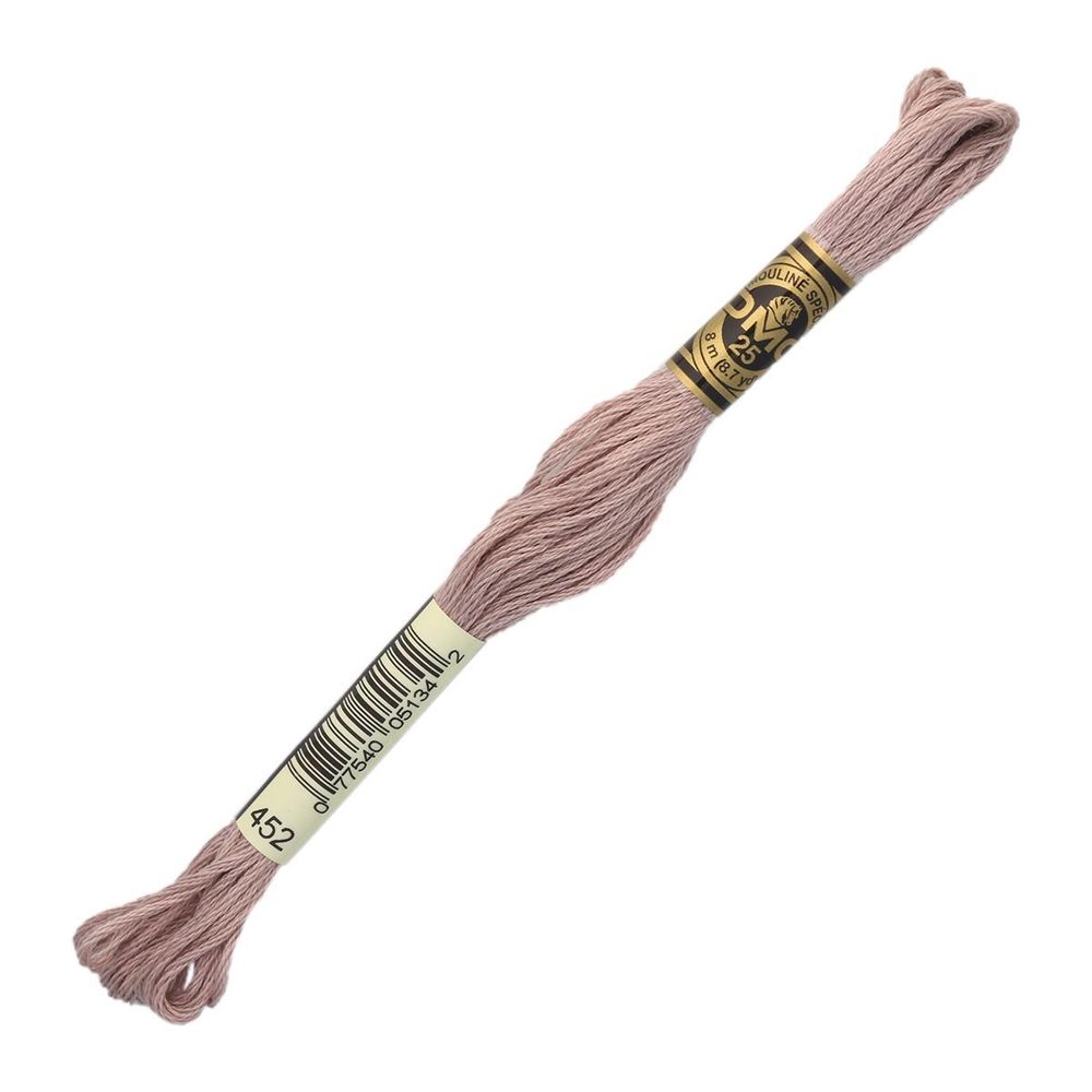 Мулине DMC 117 (452), 12 мотков по 8 метров