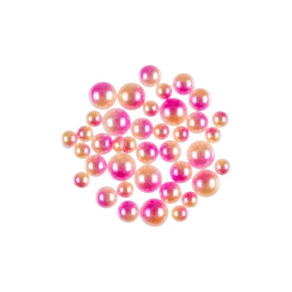 Полубусины декоративные 5х7 г, 04 розово-оранжевый, Mr.Painter PRL-08