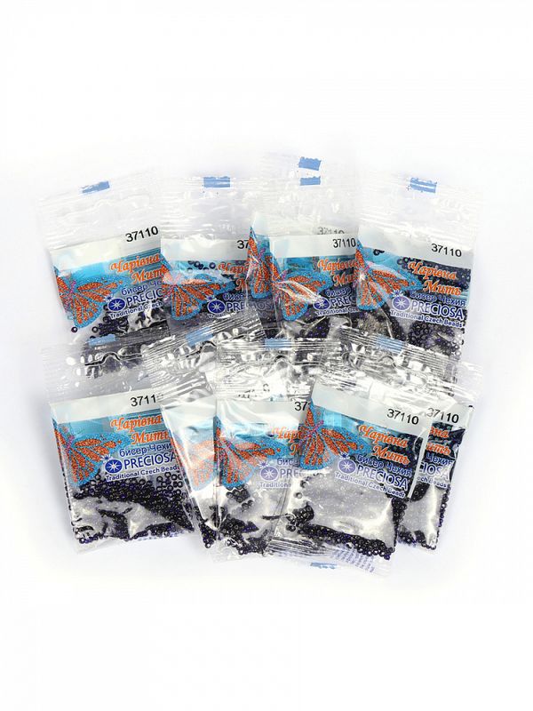 Бисер Preciosa 10/0 (2.3 мм), 50 г (10х5 г), цв. 37110