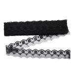 Кружево капроновое 36 мм / 13.71м, цв.черный