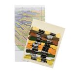 Набор для вышивания нитками Hobby&Pro, Цветок солнца, 16х27 см