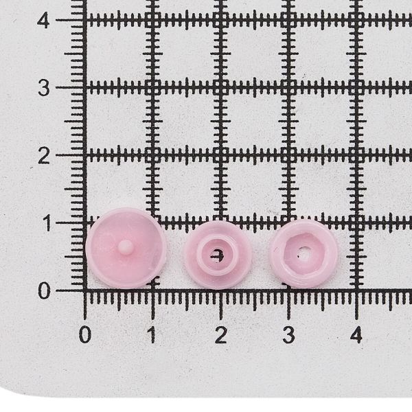Кнопка рубашечная ⌀12,5/10мм пластик (≈1000 шт) New Star (133 св.розовый)