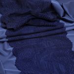 Кружево бельевое эластичное 230 мм / 10 м, 8036, цв.S919 т.синий, Kruzhevo