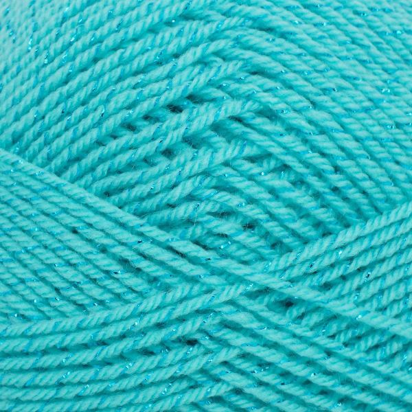 Пряжа Камтекс Праздничная с люрексом / уп.10 мот. по 50 г, 160 м, 023 светлая бирюза