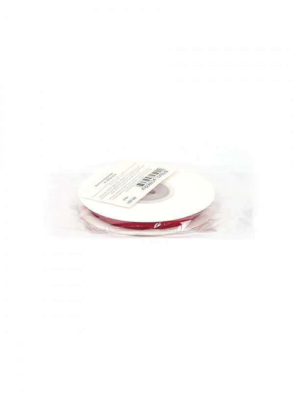 Лента атласная 1-сторонняя 6.0 мм / 22.5±1 метра, 3088 т.бордовый, Magic4Hobby