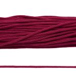 Шнур полипропилен круглый вязаный ⌀5.0 мм / 100 метров, 5-24 бордовый светлый