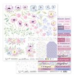 Бумага для скрапбукинга 190 г/м², 30.5х30.5 см, 10 шт, Для открыток. Летняя 7 лист для вырезания, Mr.Painter PSR 210805