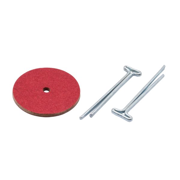 Набор креплений (5 Т-шплинтов,10 дисков фибра 25 мм)