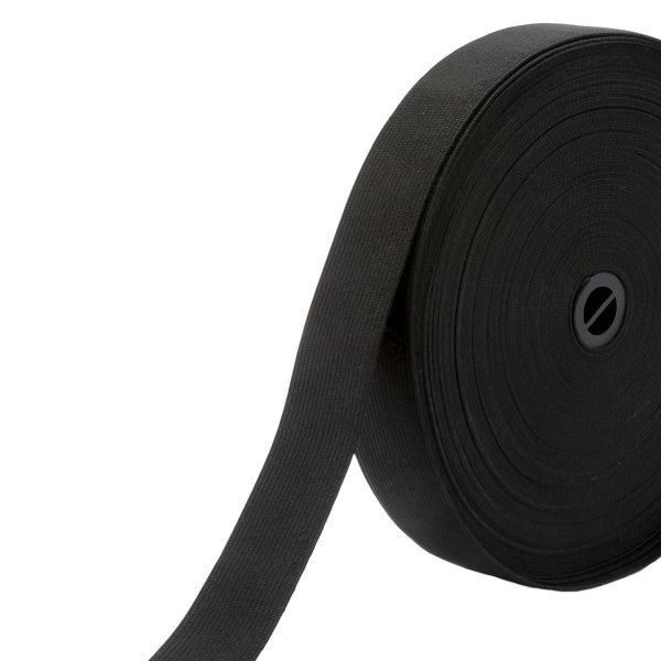 Резинка вязаная 30.0 мм / 25 метров, ТВ-30, черный