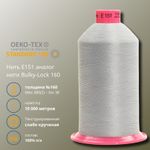 Нить текстурированная Gutermann E 151 (10.000 метров), 1 кат. | 038 св.серый