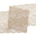 Кружево бельевое эластичное 180 мм / 3.4 метра, цвет телесный