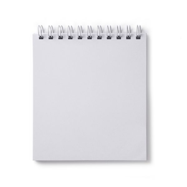 Артбук (Скетчбук), блок белый, с жесткой подложкой, 120 г/м², 166х175 мм, на гребне 80 л. 2 шт, Идеальный фитнес 01363, Светоч 80А40