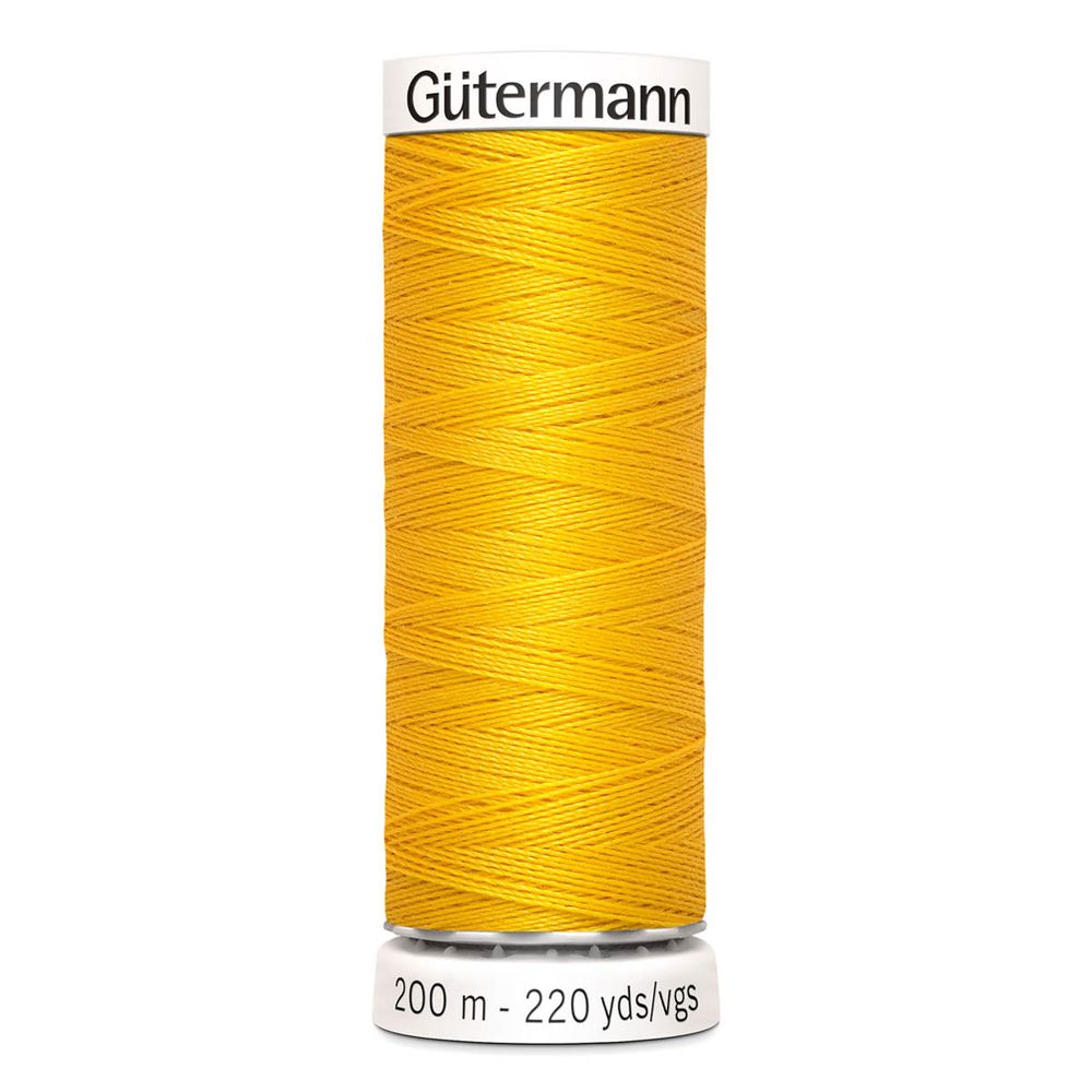 Нитки универсальные Gutermann Sew-all, 200м, 106 т.желтый, 5 катушек