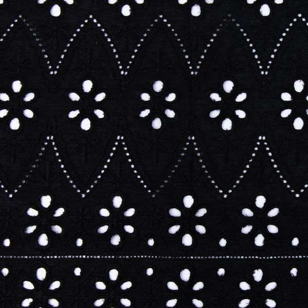 Ткань шитьё (прошва) 285 г/м², 140 см / 10 метров, черный, Gamma YFAS-2309