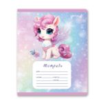 Тетрадь ученическая школьная, A5 12 л. на скобе 65 г/м², белизна 100% 25 шт линия, 01440 Забавные игрушки, Светоч Т178