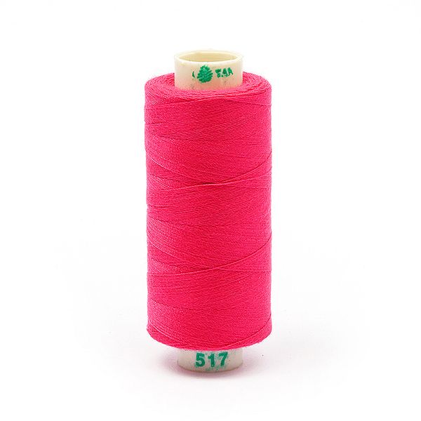 Нитки швейные бытовые Dor Tak 40/2, 366 м / 10 кат., 517 розовый