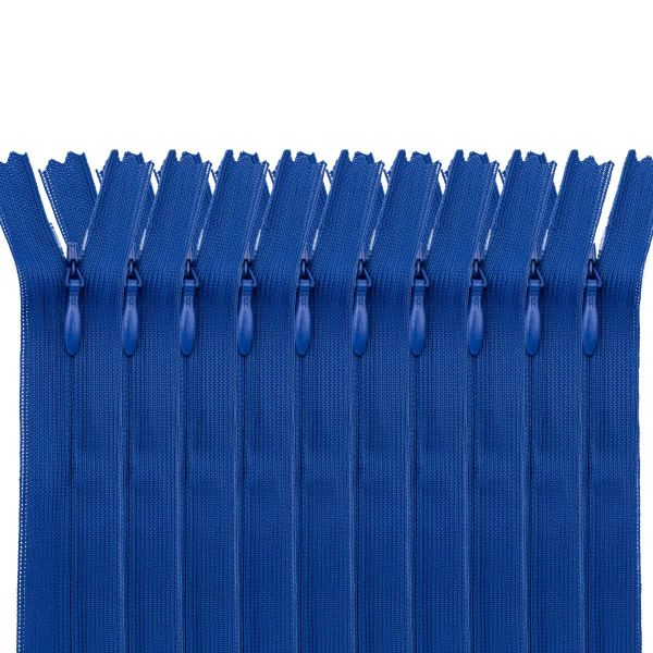 Молния потайная (скрытая) Т3 (3 мм) 1 зам., н/раз., 20 см, василек, 31215 / 20, 10 шт