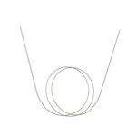 Спицы круговые металл ⌀1,2 мм, 80 см, с металлической леской, Gamma MKG-R