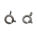 Замок для бус кольцо 9мм, 5 штук, Astra&Craft (Черный никель), 4AR240