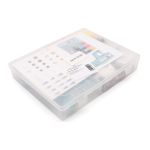 Сет №6 пластиковая и металл фурнитура в ассортименте и ручной пресс для установки, New Star