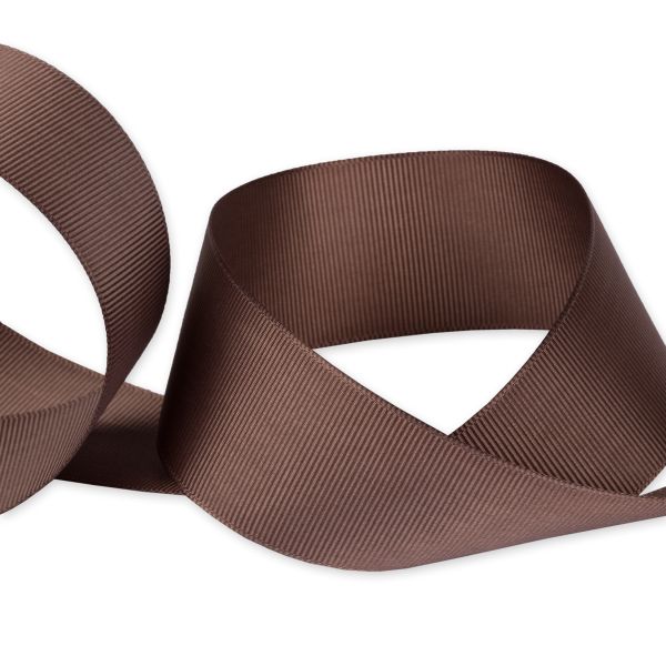 Лента репсовая (в рубчик) 38.0 мм / 45.5 метра, 121 серо-коричневый, Gamma GR-38