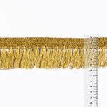 Бахрома отделочная 60.0 мм / 25 метров, золото, Gamma 1163
