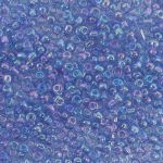 Бисер Astra&Craft 11/0 (2.1 мм), 200 г (10х20 г), цв. 166 св. синий/прозрачный, радужный