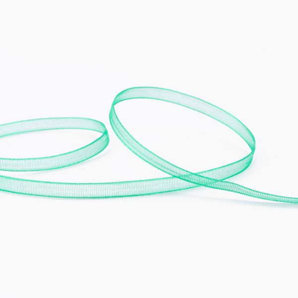 Лента капроновая (органза) _3.0 мм / 45.7 метров, 081 изумрудный, Blitz OR-3