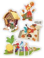 Пазлы для малышей Мир сказок 19 элемент, Фрея PZL-BК-012