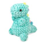 Набор для вязания игрушки Miadolla AMG-MN-0139, Динозаврик (велюр), 10 см