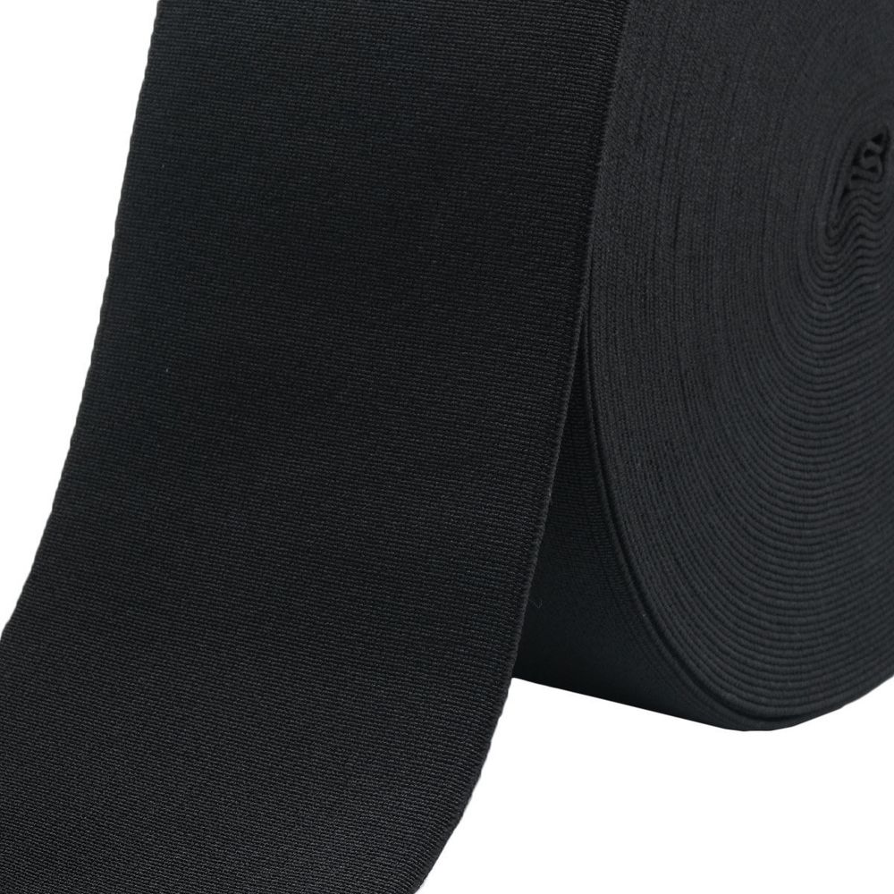 Резинка башмачная широкая 100.0 мм / 25 метров, черный