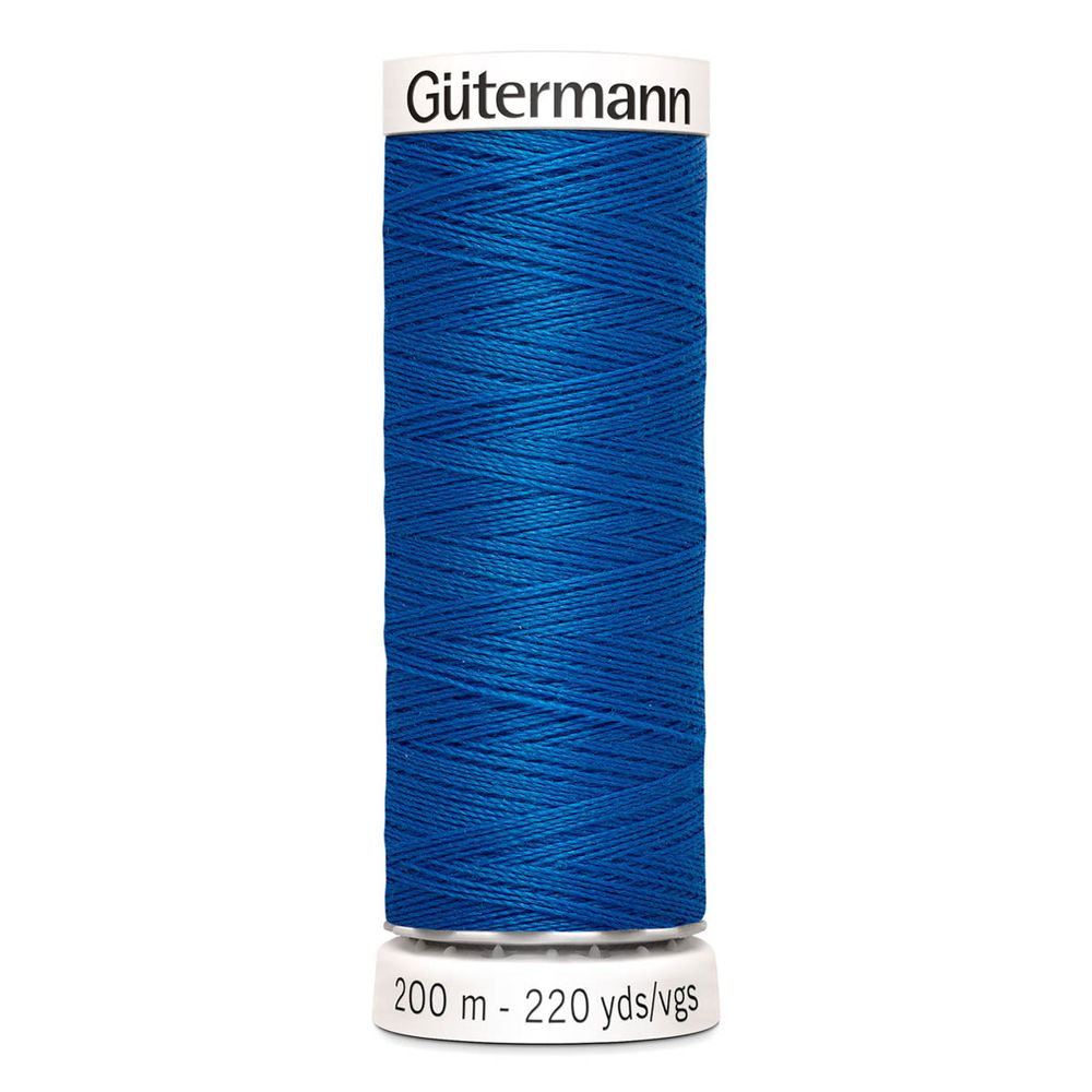 Нитки универсальные Gutermann Sew-all, 200м, 322 синяя бирюза, 1 катушка