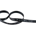 Лента атласная с рисунком 12.0 мм / 22.8 метров, Z 113/001 черный/белый, Gamma ALP-121