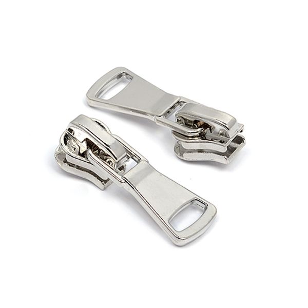 Слайдер (замок) для молнии трактор Т5 (5 мм), автомат, TD26 цв.никель уп.10 шт, Mzip