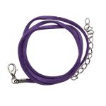 Шнур с замком замшевый, 2мм, 45см. Astra&Craft (6071 фиолетовый), 65237