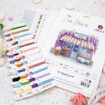 Набор для вышивания нитками Luca-S, Коробочка с мороженым, 24х20см