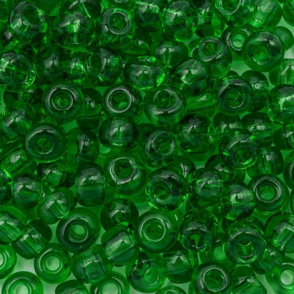Бисер Astra&Craft 6/0 (4.1 мм), 150 г (10х15 г), цв. 7B зеленый/прозрачный