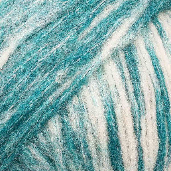 Пряжа YarnArt (ЯрнАрт) Raindrops / уп.10 мот. по 50 г, 115 м, 2901 серо-бирюзовый меланж