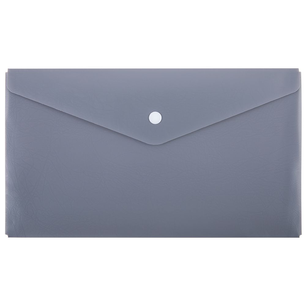 Папка-конверт с кнопкой travel 180 мкм 12 шт, серый new ЕС211130015, Expert Complete