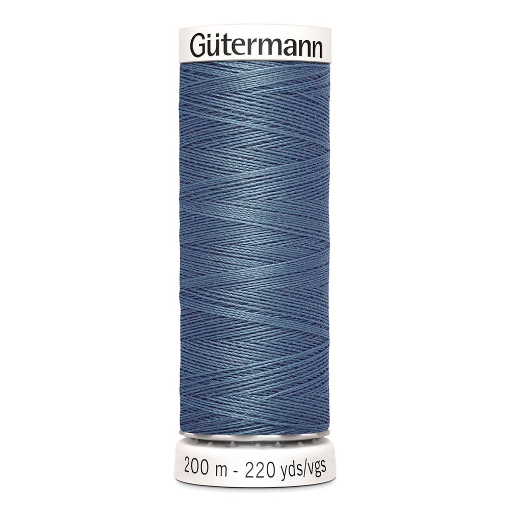 Нитки универсальные Gutermann Sew-all, 200м, 076 серо-зеленый джинсовый