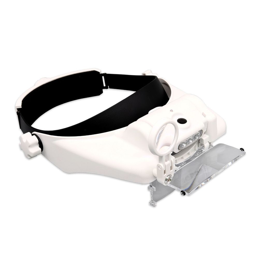 Лупа с креплением на голову и подсветкой, S090787