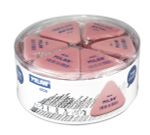 Ластик треугольный гибкий мягкий из синтетического каучука 5х4.4х0.7 см, 36 шт, PNM4836RCF розовый, Milan 100068078314