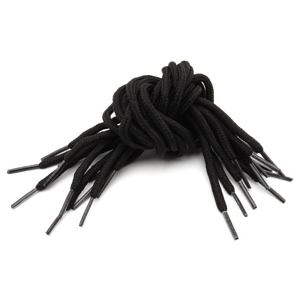 Шнурки для обуви, 6 пар, Astra&Craft цв.черный, MU1004-2