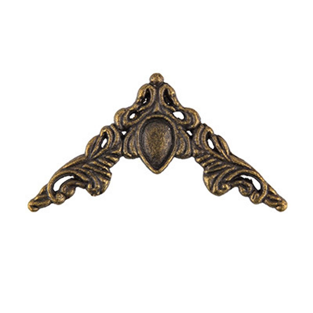 Накладка для шкатулок 4х4 см, 20 шт, 02 бронза, Mr.Carving