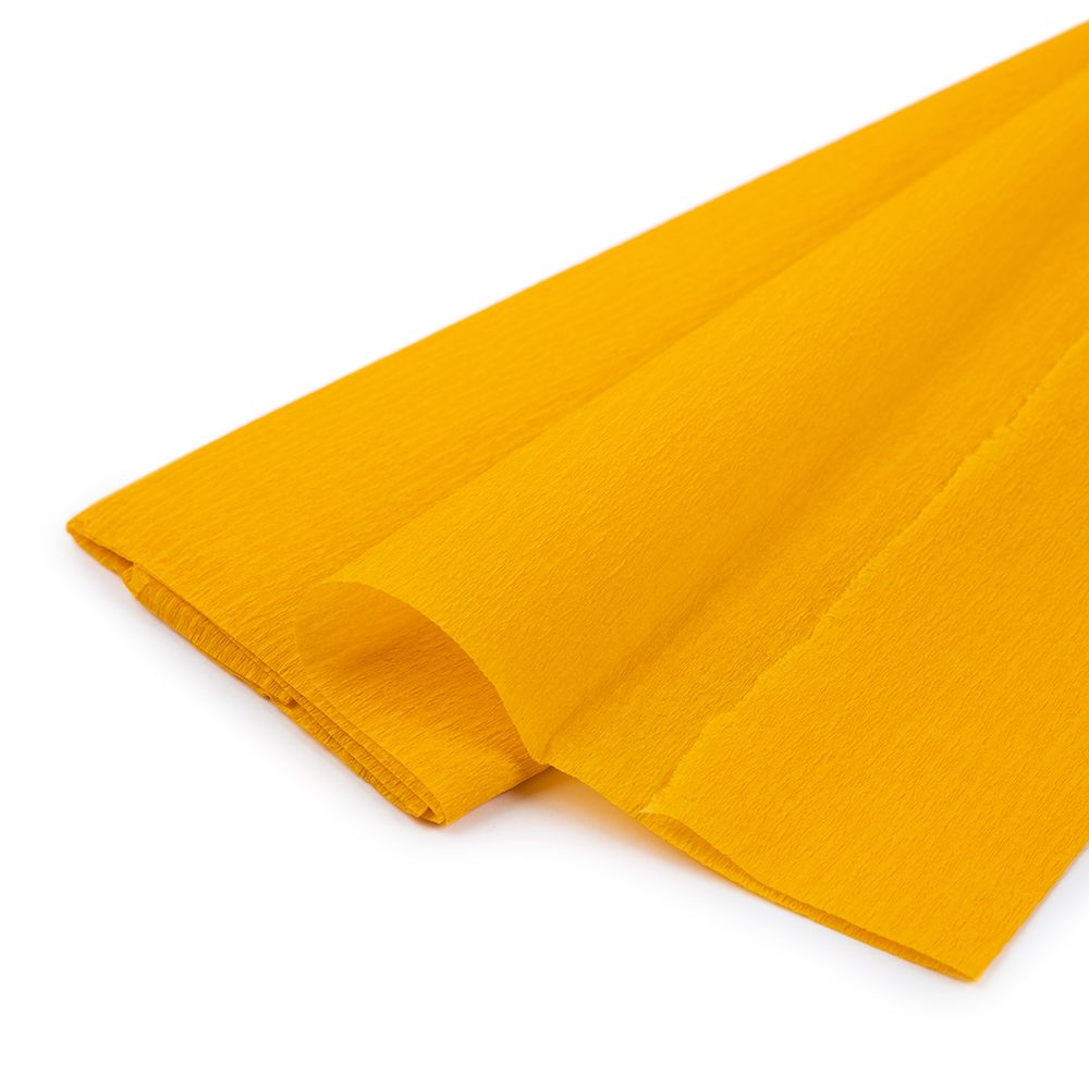 Крепированная бумага 20 г/м², 50 см / 2 метра, 5 шт, 18 мандарин, Blumentag REP-43