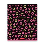 Тетрадь ученическая общая, тиснение фольгой A5+ 48 л. на скобе 65 г/м², белизна 100%, 10 шт, линия в термоусадочной пленке, 000311 My Love, Светоч 48ТСК5_6_3_2