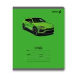 Тетрадь ученическая школьная, выборочный лак, A5 18 л. на скобе 65 г/м², белизна 100% 20 шт линия, 01454 Дрифт, Светоч Т185