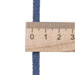 Тесьма (лента) киперная (100 х/б) 5 мм / 25 метров, рис. 9790, 1.4 г/м, джинс, С3865Г17/1