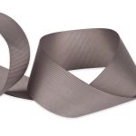 Лента репсовая (в рубчик) 38.0 мм / 45.5 метра, 124 серый, Gamma GR-38